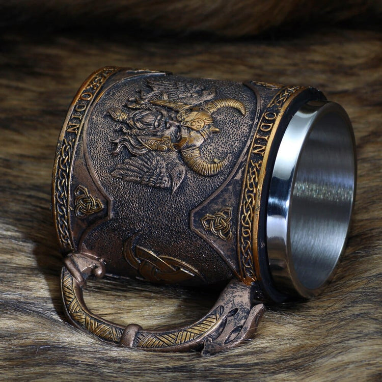 Chope Viking \"Tankard des Yeux d'Odin\"