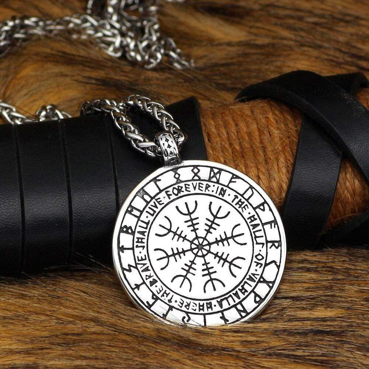 Collier Aegishjalmur | Acier Inoxydable