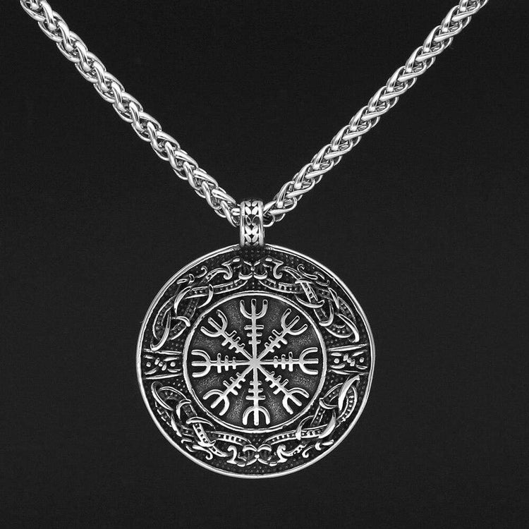 Collier Aegishjalmur | Acier Inoxydable