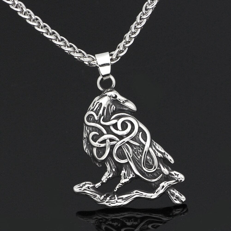 Collier Corbeau compagnon d'Odin