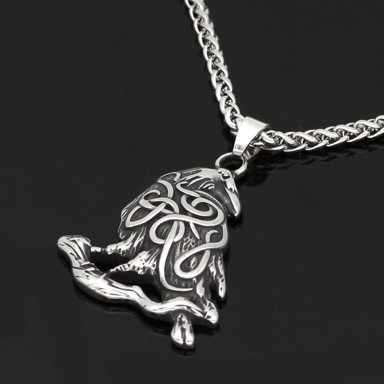 Collier Corbeau compagnon d'Odin