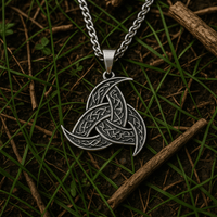 Collier corne d'Odin | Acier Inoxydable