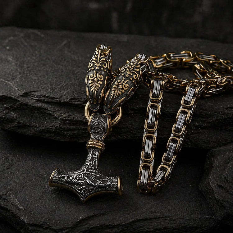 Collier de roi viking - Symbole de la puissance de Thor