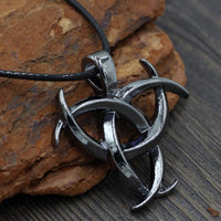 Collier \"Don de la poésie\" Triple corne d'Odin