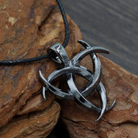 Collier \"Don de la poésie\" Triple corne d'Odin