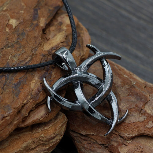 Collier "Don de la poésie" Triple corne d'Odin
