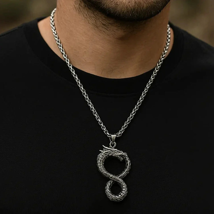 Collier du dragon Ouroboros
