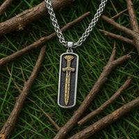 Collier épée de combat viking