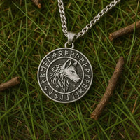 Collier Loup | Alliage de Zinc