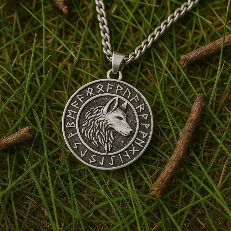 Collier Loup | Alliage de Zinc