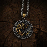 Collier Loup Géant Doré - Fenrir