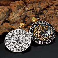 Collier Loup Géant Doré - Fenrir