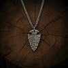 Collier pointe de lance Viking - Symbole Vegvisir