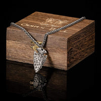 Collier pointe de lance Viking - Symbole Vegvisir