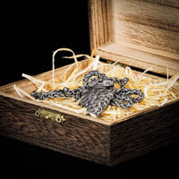 Collier pointe de lance Viking - Symbole Vegvisir