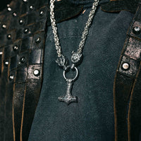Collier puissance de Mjolnir et protection de Freki et Geri