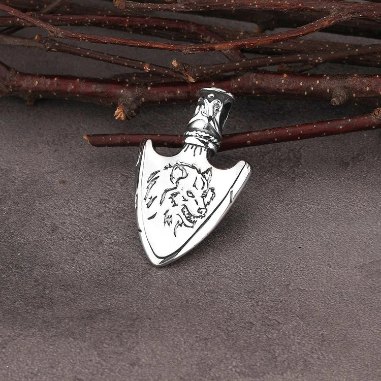 Collier tête de lance Fenrir