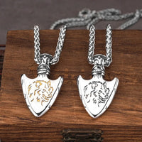 Collier tête de lance Fenrir