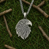 Collier tête du corbeau d'Odin