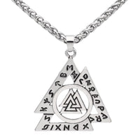 Collier Valknut imbriqués