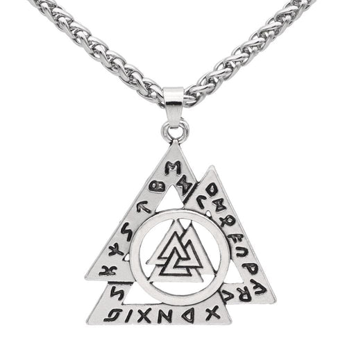 Collier Valknut imbriqués
