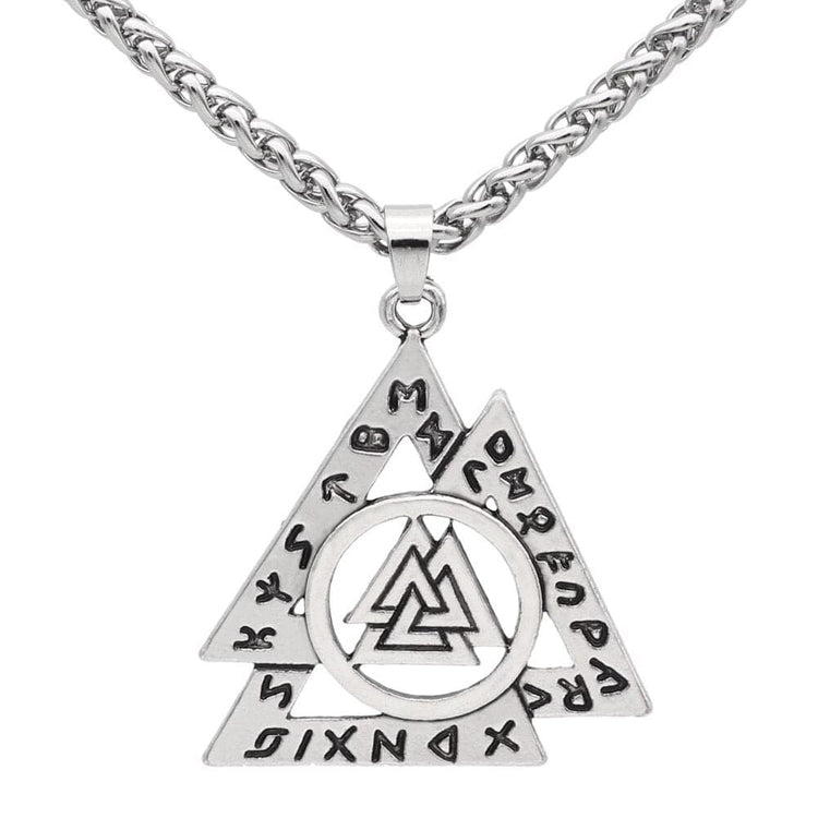 Collier Valknut imbriqués