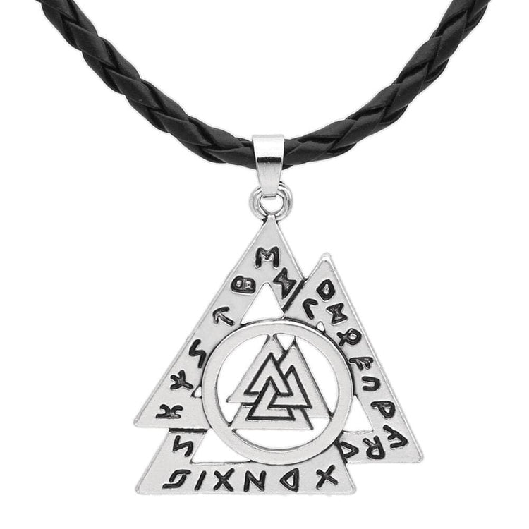 Collier Valknut imbriqués