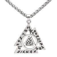 Collier Valknut imbriqués