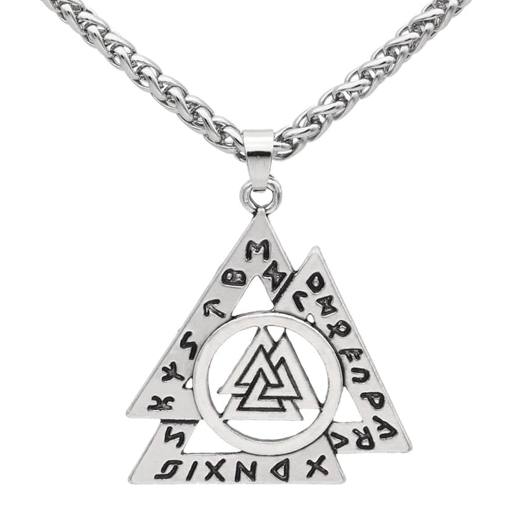 Collier Valknut imbriqués