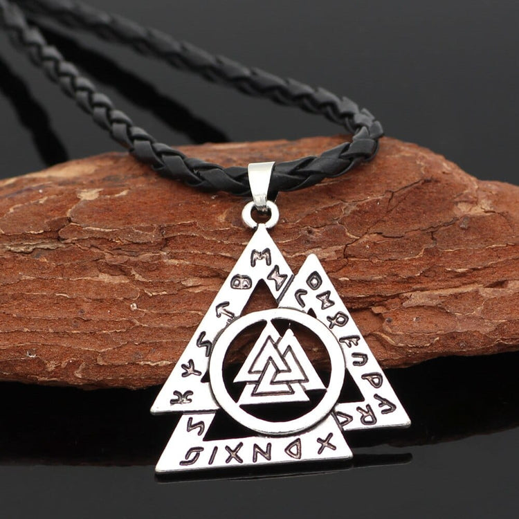 Collier Valknut imbriqués