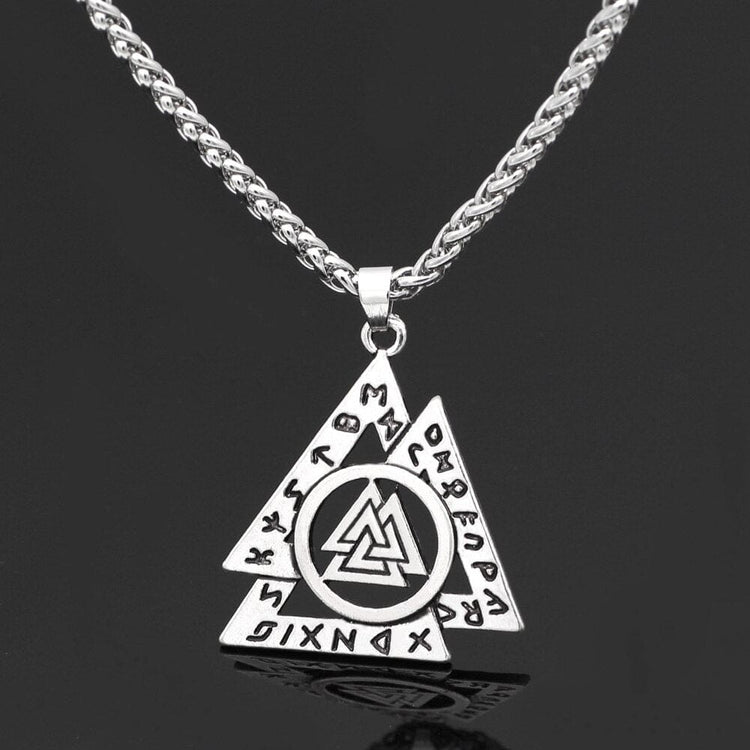 Collier Valknut imbriqués