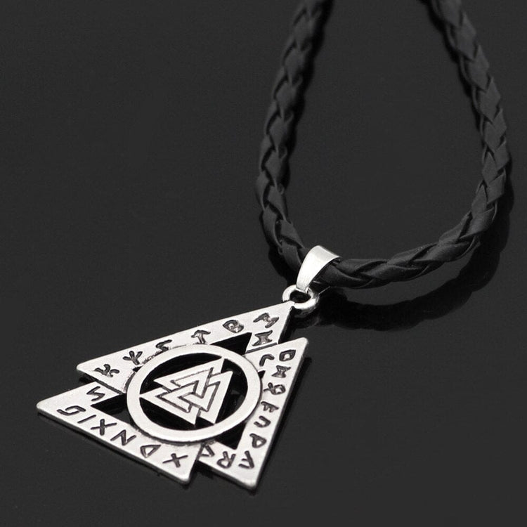 Collier Valknut imbriqués