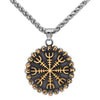 Collier Collier Vegvisir | Acier Inoxydable - Odins Hall