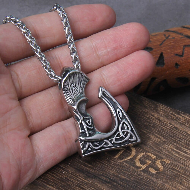 Collier Viking \"Amulette de la Bataille Nordique\"