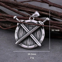 Collier Viking - Bouclier d'Épées