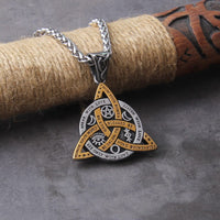 Collier Viking \"Collier des Commandements de la Triquetra\"