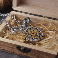 Collier Viking \"Collier des Commandements de la Triquetra\"