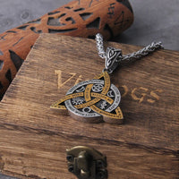 Collier Viking \"Collier des Commandements de la Triquetra\"