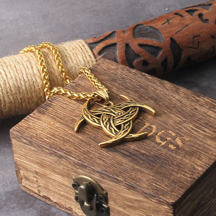 Collier Viking \"Collier des Cornes du Ragnarök\"