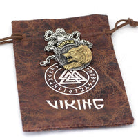 Collier viking du loup Fenrir