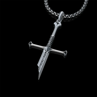 Collier viking l'épée du conquérant