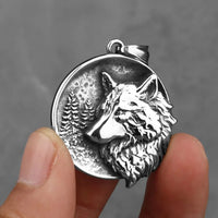 Collier viking \"L'Éveil du loup\"