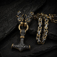 Collier Viking Loup - Sköll et Hati