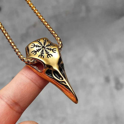 Collier Viking "Pendentif de la Connaissance des Mondes"
