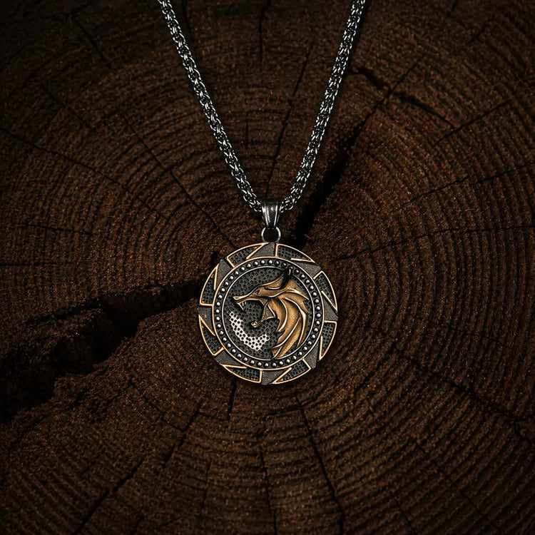 Collier viking puissance des loups nordiques