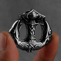 Collier Vikings \"Médaillon du Marteau et du Messager\"