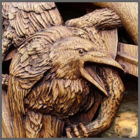 Décoration murale Hugin et Munin