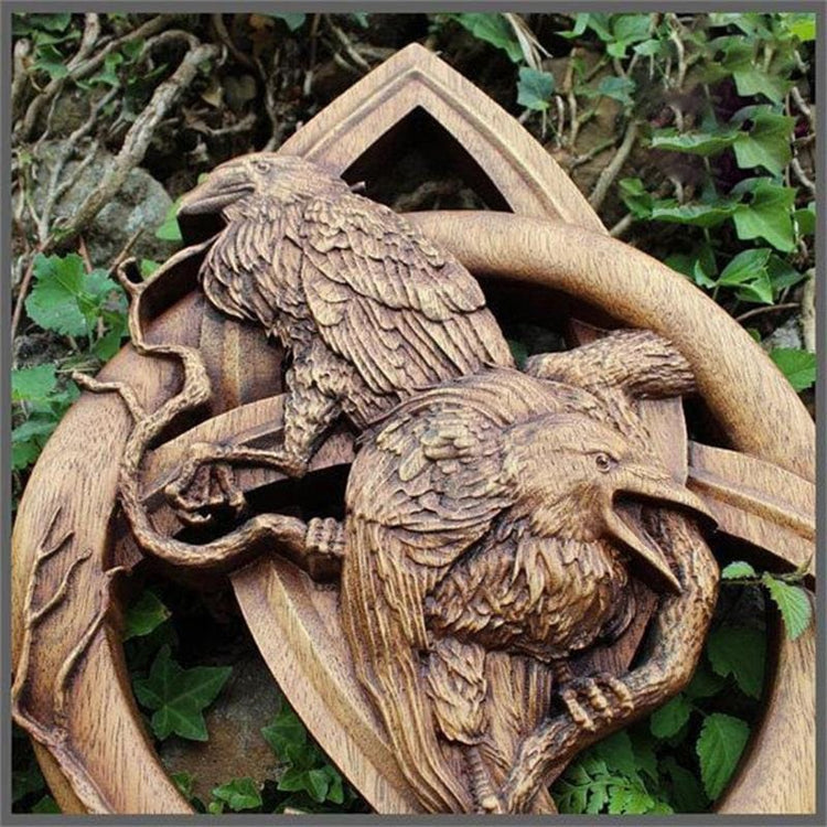 Décoration murale Hugin et Munin
