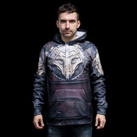 Hoodie Viking \"Fenrir, l'Équipement de Bronze\"