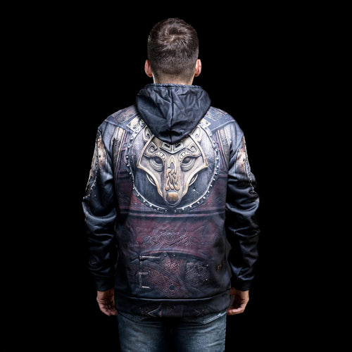 Vêtement Hoodie Viking "Fenrir, l'Équipement de Bronze" - Odins Hall